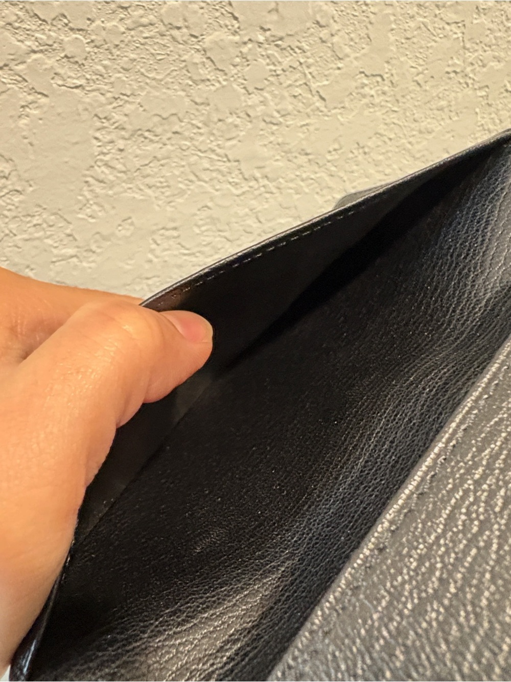 Louis Vuitton Bifold Black Leather Long Wallet - Picture 8 of 14